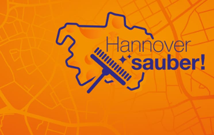 Mitarbeiter am Behälter